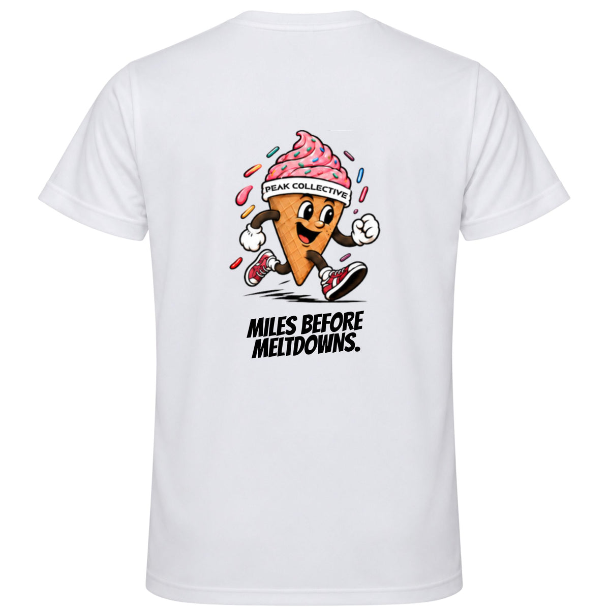 Peak Collective FuelCrew men's graphic running T-shirt with ice cream design