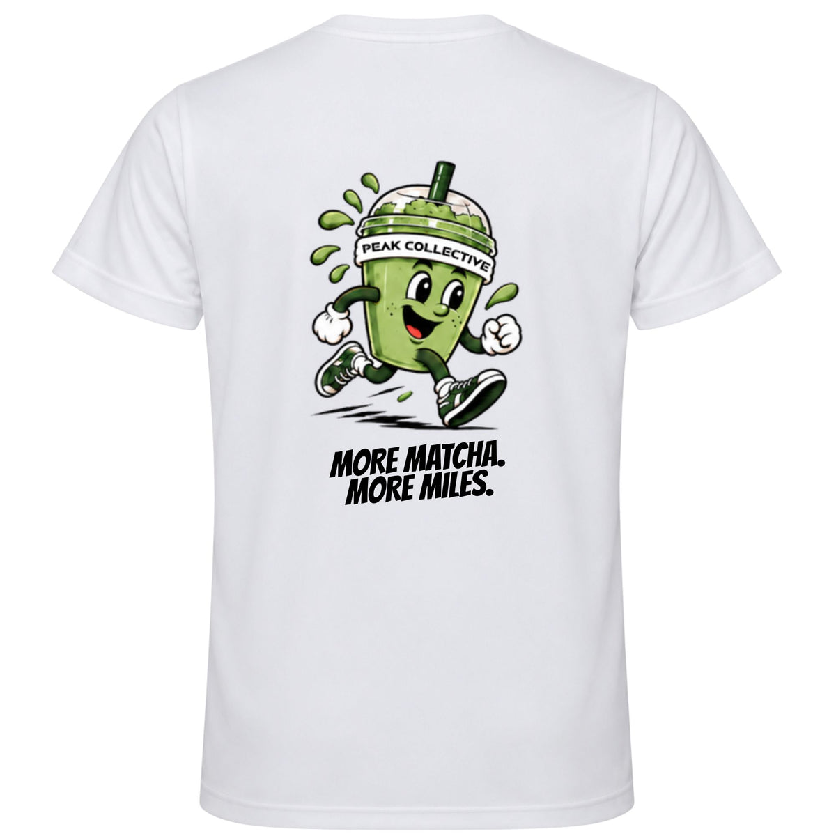 Peak Collective FuelCrew men's graphic running T-shirt with matcha design